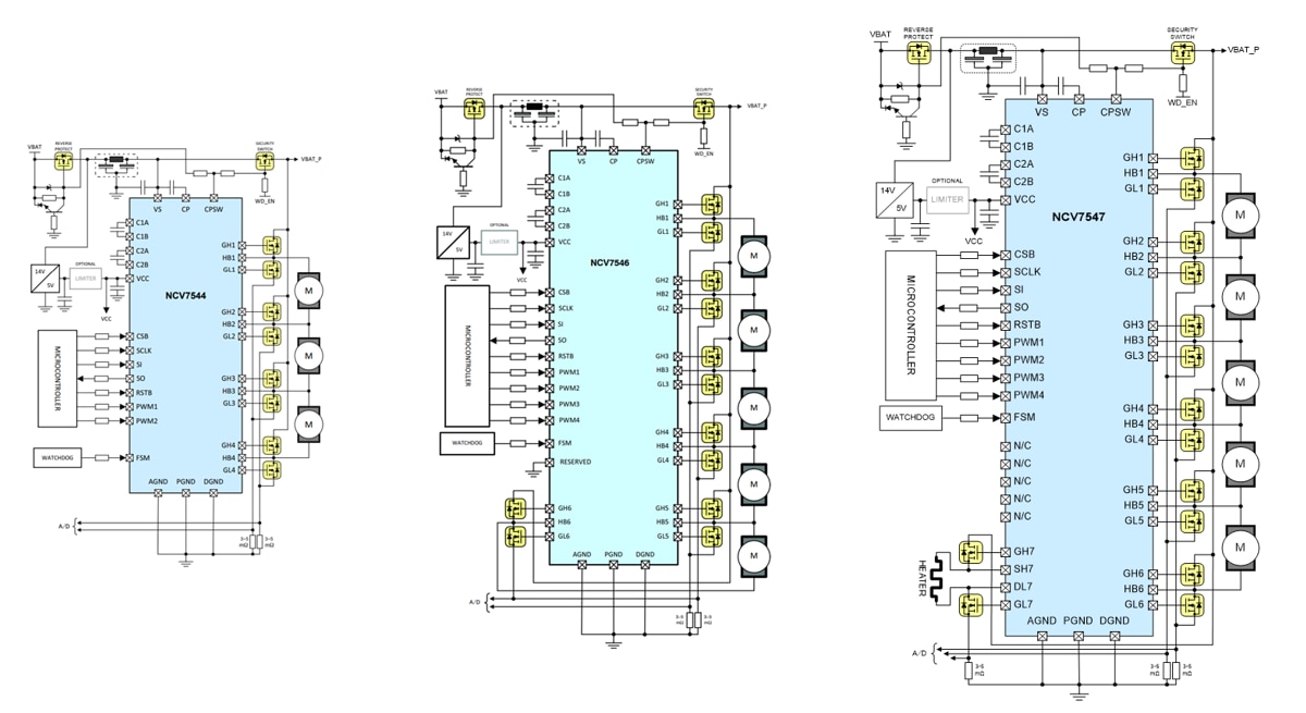NCV754x Application Diagram